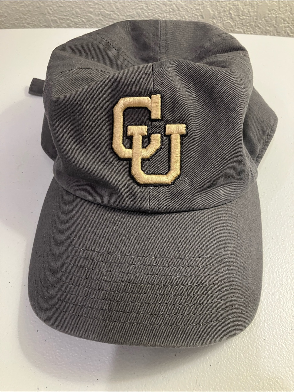 CU Boulder Grey Gold Dad Hat